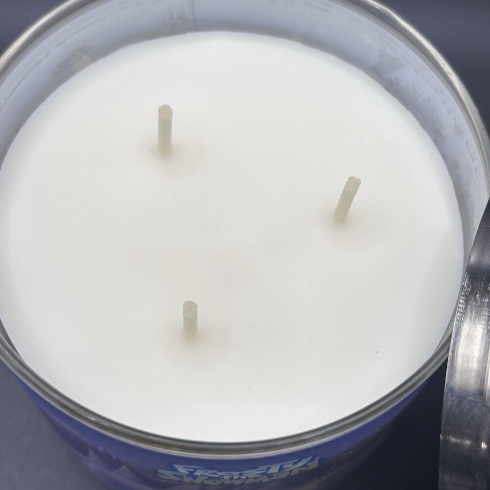 Goose Creek Frosty The Snowman 3 Wick Jar Candle Snow Much Fun Peppermint 14.5oz - Picture 13 of 16